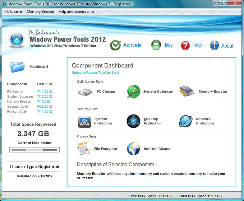 Dr.Salman's Window Power Tools Screenshot